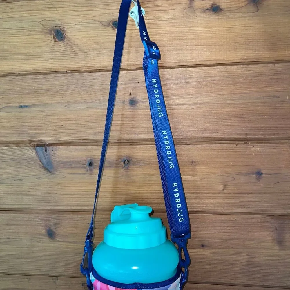 New Teal Hydrojug and Blue Floral Sleeve and Strap